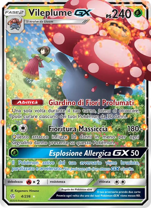 Vileplume GX – Eclissi Cosmica 4
