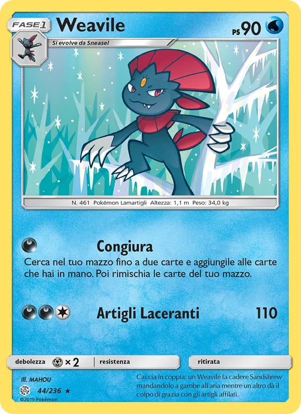 Weavile – Eclissi Cosmica 44
