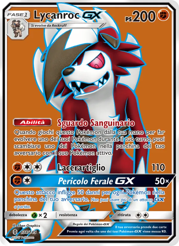 Lycanroc GX – Guardiani Nascenti 138