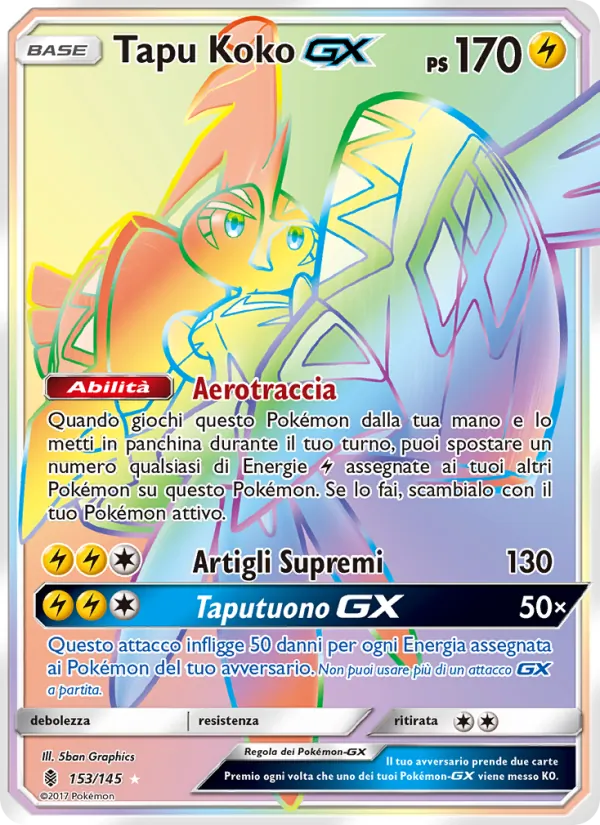Tapu Koko GX – Guardiani Nascenti 153