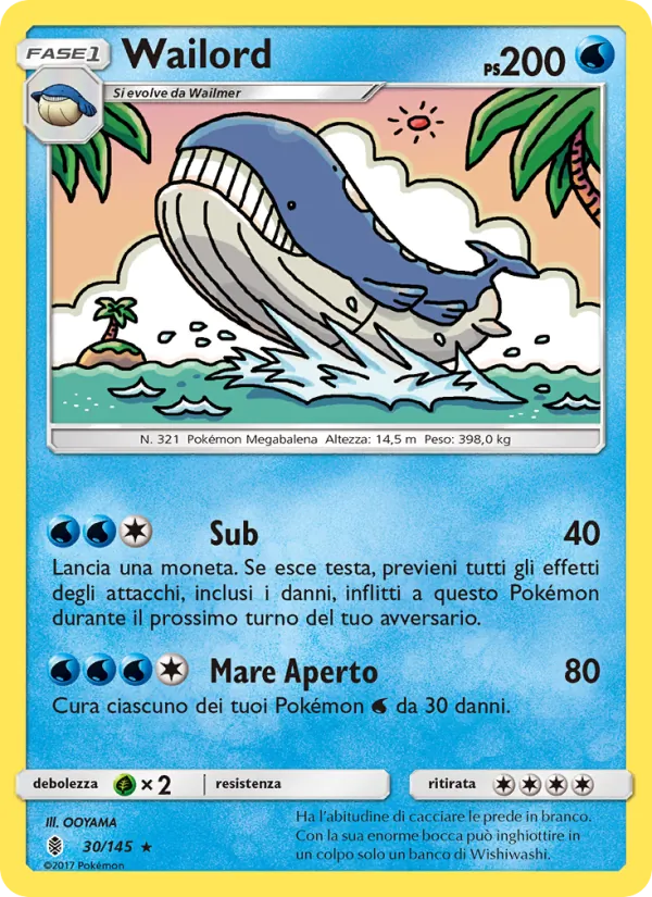 Wailord – Guardiani Nascenti 30