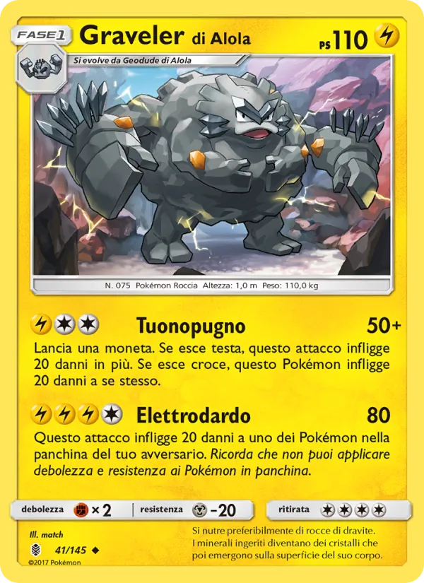 Graveler di Alola – Guardiani Nascenti 41