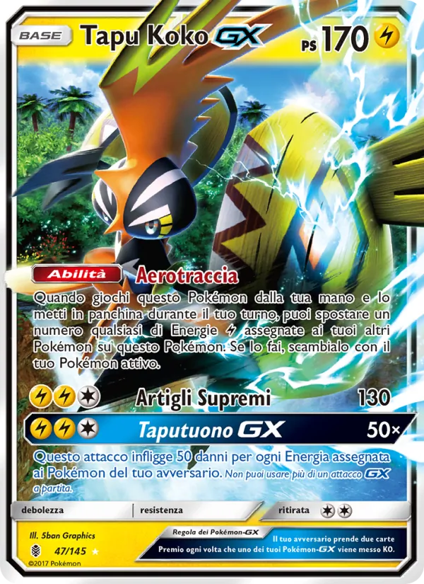 Tapu Koko GX – Guardiani Nascenti 47
