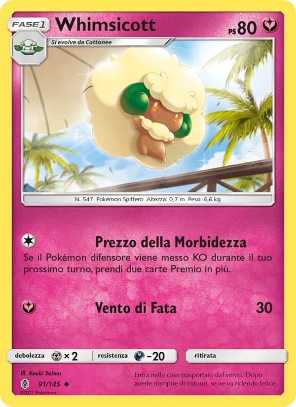 Whimsicott – Guardiani Nascenti 91