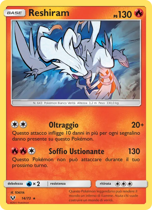 Reshiram – Leggende Iridescenti 14