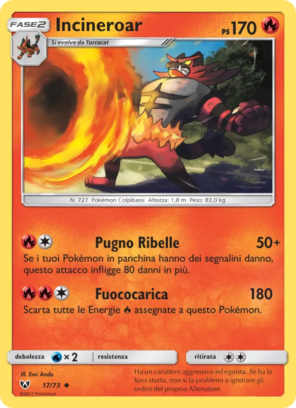 Incineroar – Leggende Iridescenti 17