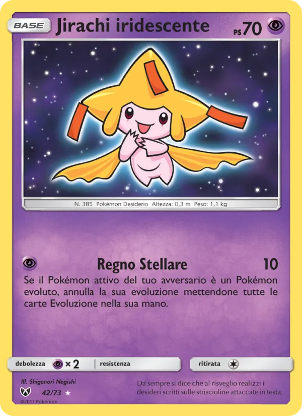 Jirachi iridescente – Leggende Iridescenti 42