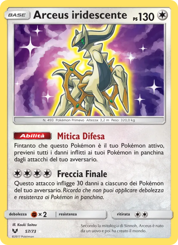 Arceus iridescente – Leggende Iridescenti 57