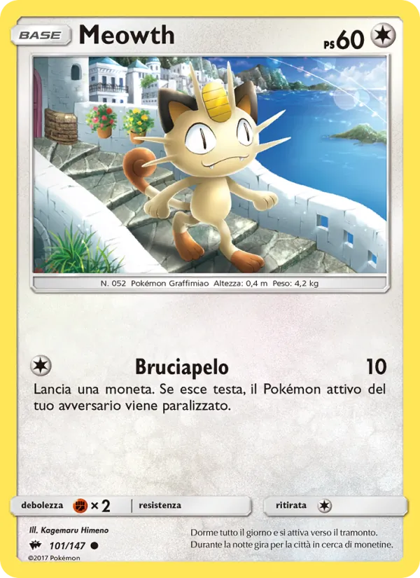 Meowth – Ombre Infuocate 101