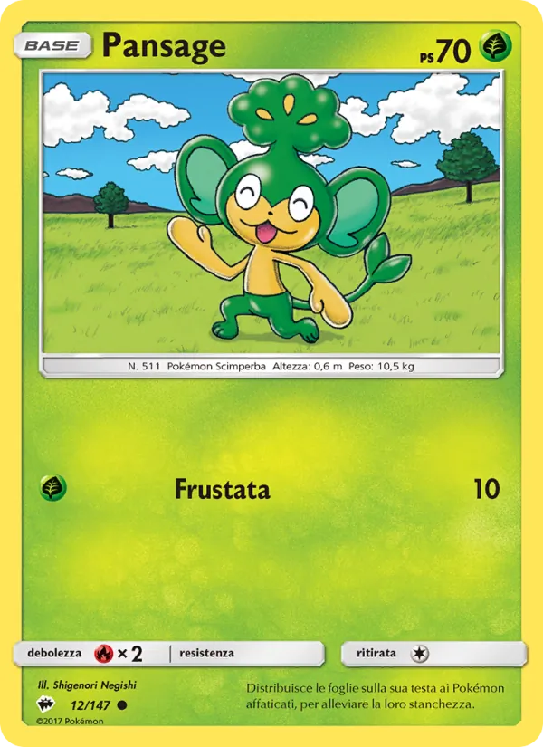 Pansage – Ombre Infuocate 12