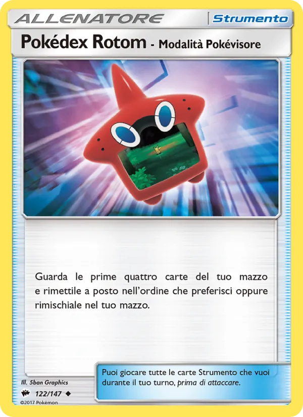 Pokédex Rotom - Modalità Pokévisore – Ombre Infuocate 122