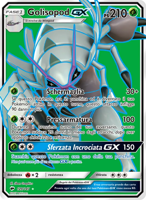 Golisopod GX – Ombre Infuocate 129