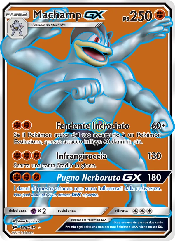 Machamp GX – Ombre Infuocate 135