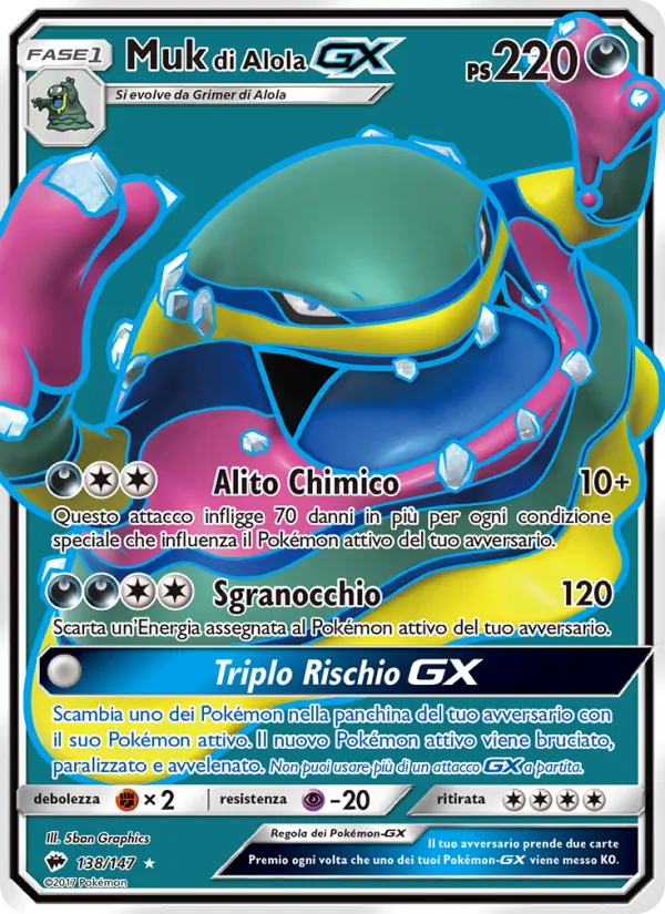 Muk di Alola GX – Ombre Infuocate 138