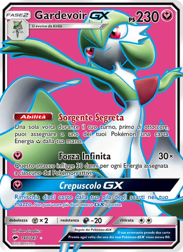 Gardevoir GX – Ombre Infuocate 140
