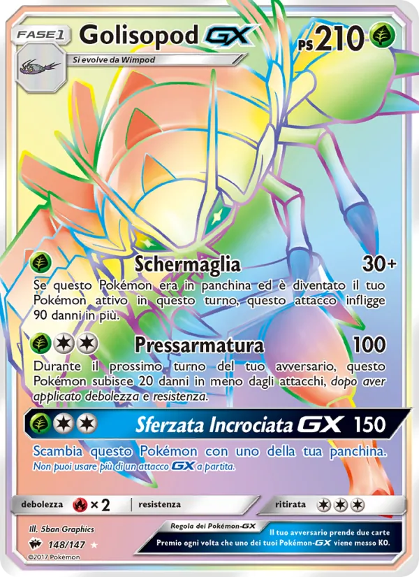 Golisopod GX – Ombre Infuocate 148