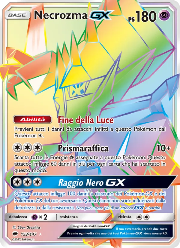 Necrozma GX – Ombre Infuocate 153