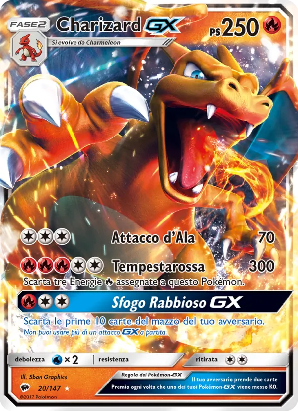 Charizard GX – Ombre Infuocate 20