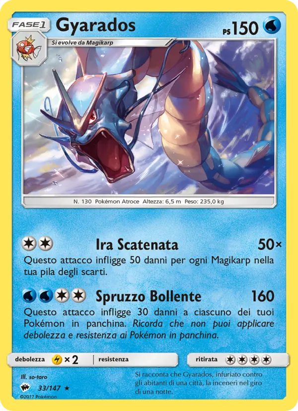 Gyarados – Ombre Infuocate 33