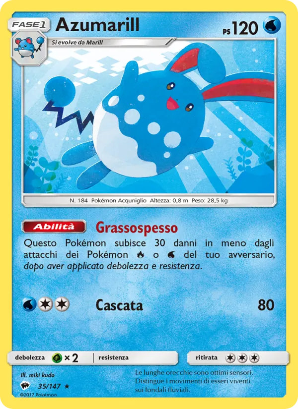 Azumarill – Ombre Infuocate 35