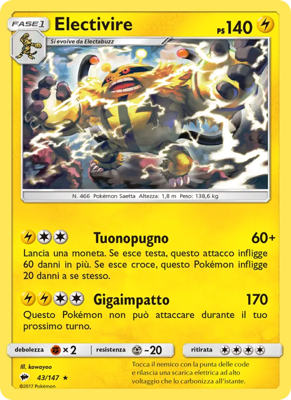 Electivire – Ombre Infuocate 43