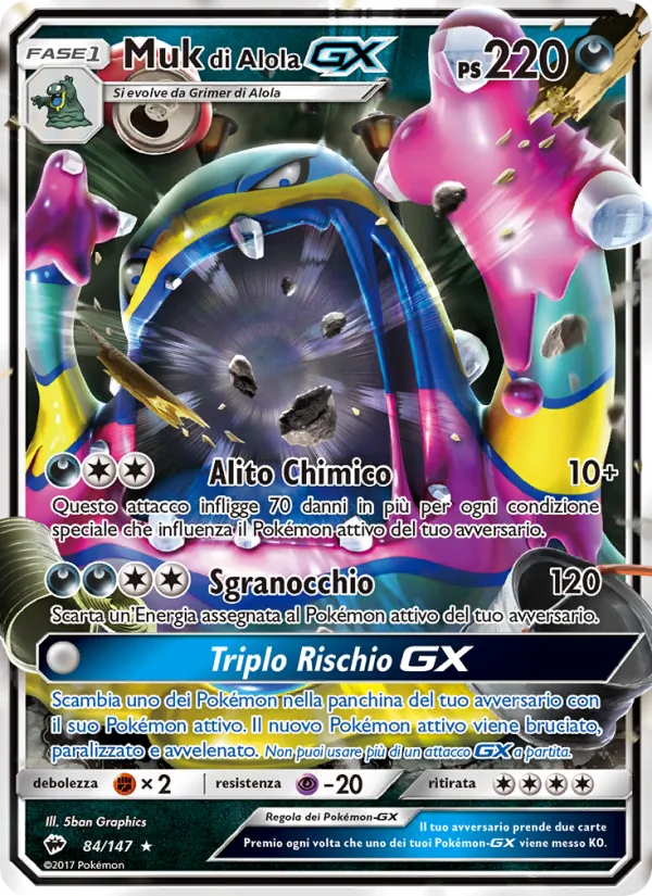 Muk di Alola GX – Ombre Infuocate 84