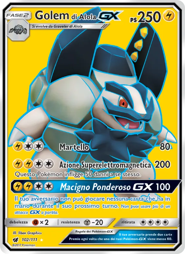 Golem di Alola GX – Invasione Scarlatta 102