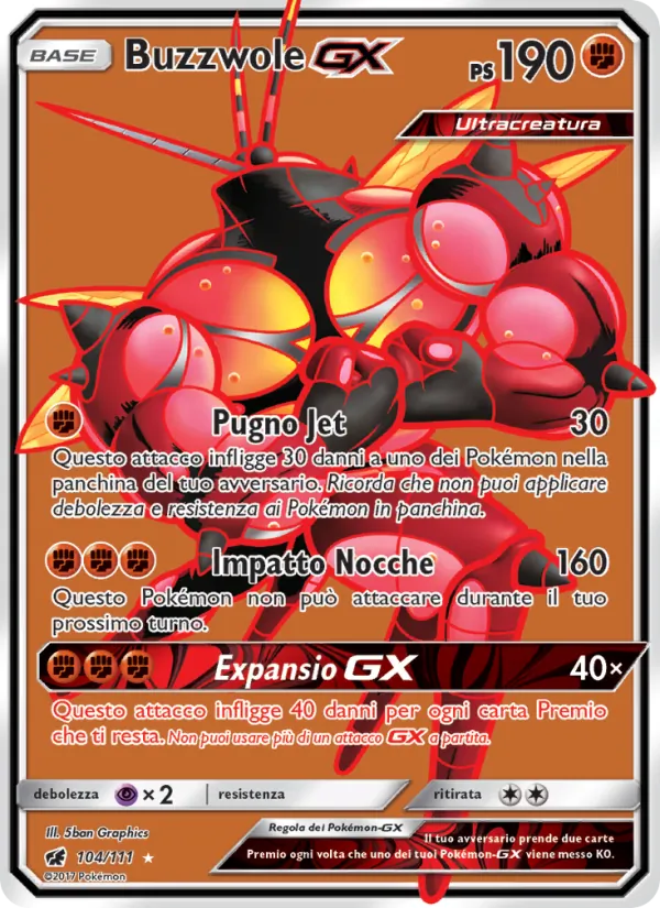 Buzzwole GX – Invasione Scarlatta 104
