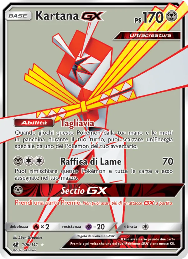 Kartana GX – Invasione Scarlatta 106
