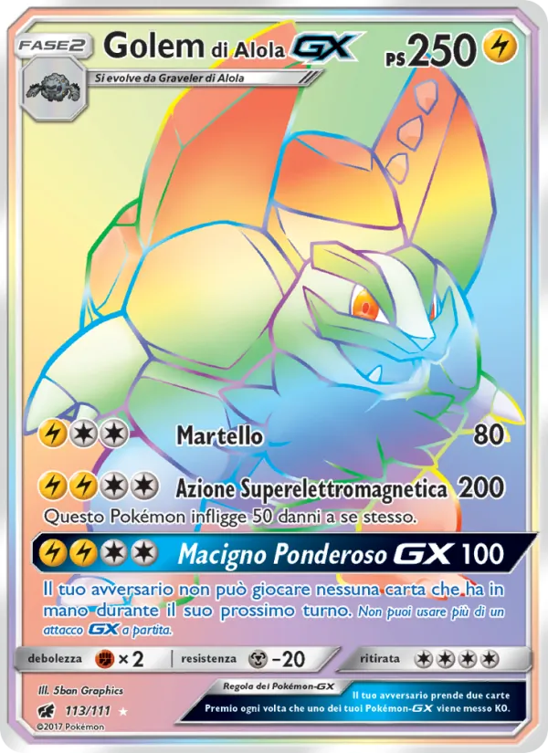 Golem di Alola GX – Invasione Scarlatta 113
