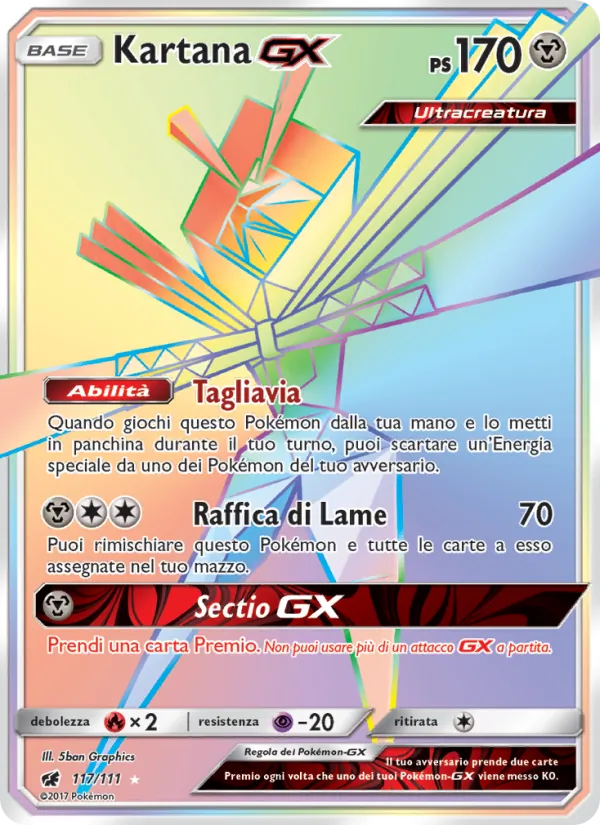 Kartana GX – Invasione Scarlatta 117