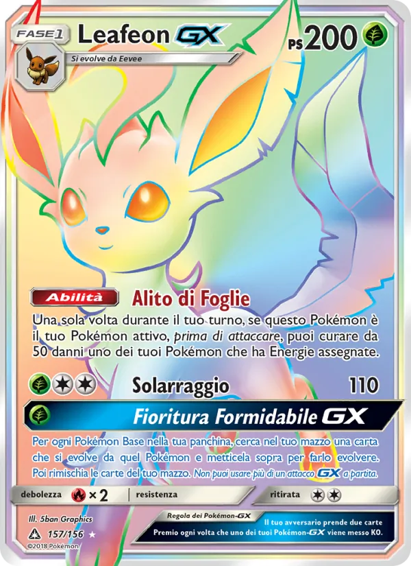 Leafeon GX – Ultraprisma 157