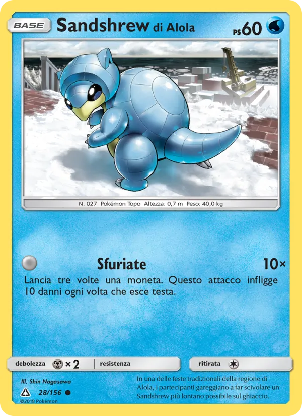 Sandshrew di Alola – Ultraprisma 28