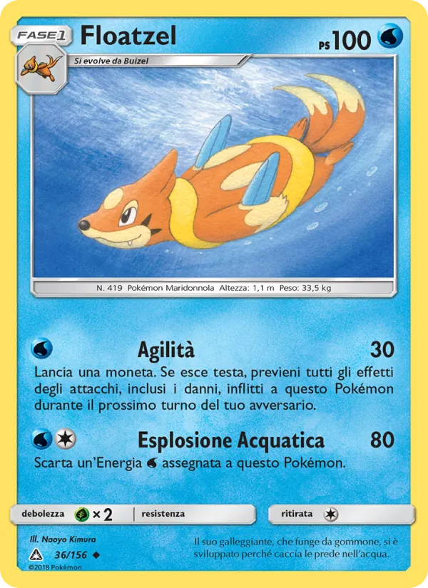 Floatzel – Ultraprisma 36