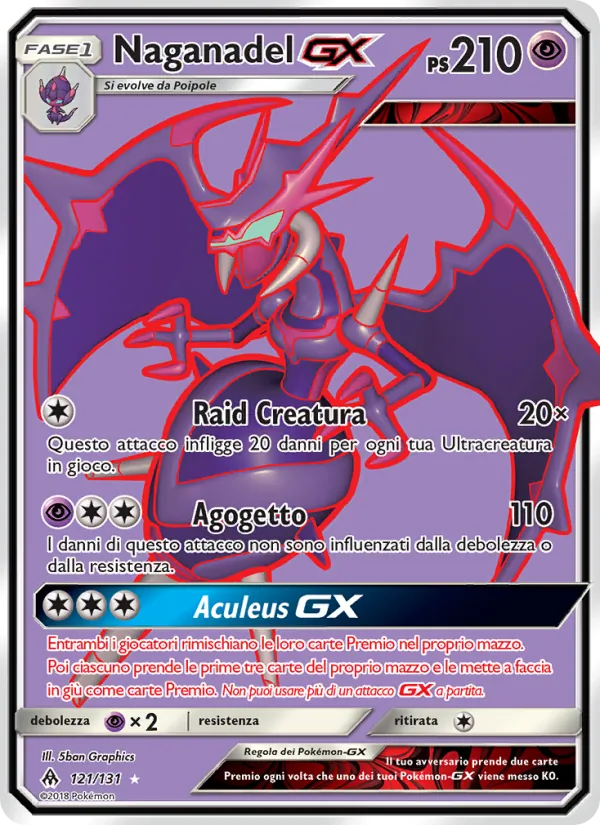 Naganadel GX – Apocalisse Di Luce 121