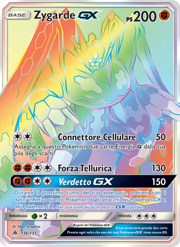 Zygarde GX – Apocalisse Di Luce 136