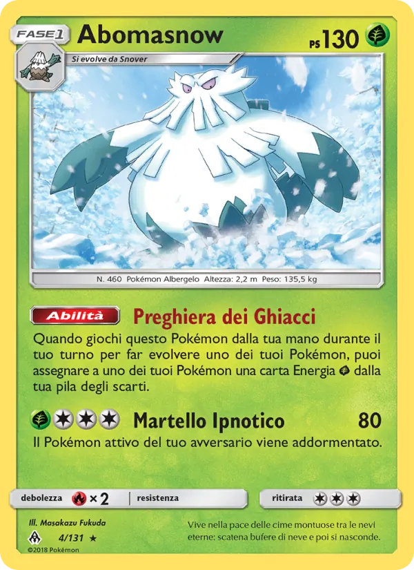 Abomasnow – Apocalisse Di Luce 4