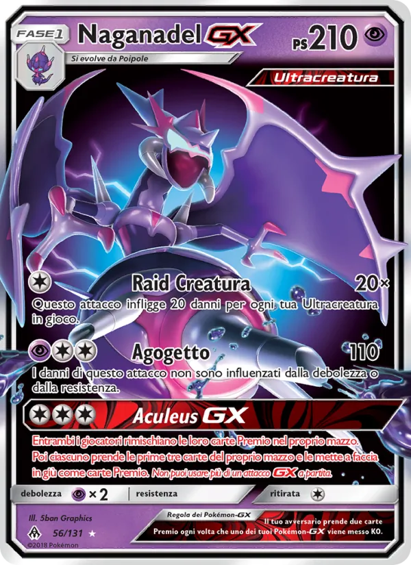 Naganadel GX – Apocalisse Di Luce 56