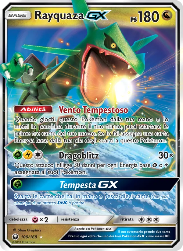 Rayquaza GX – Tempesta Astrale 109