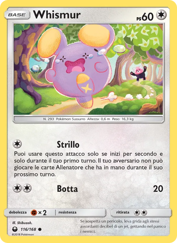 Whismur – Tempesta Astrale 116