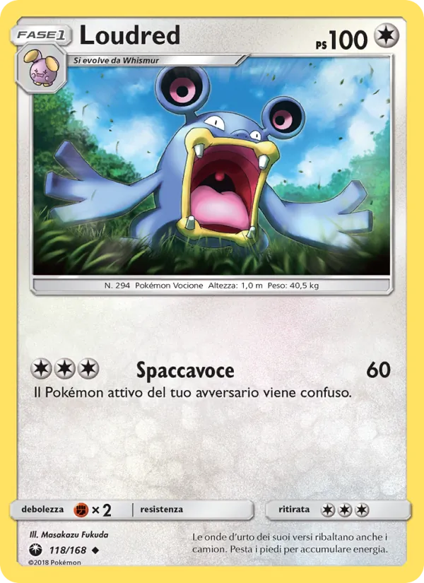 Loudred – Tempesta Astrale 118