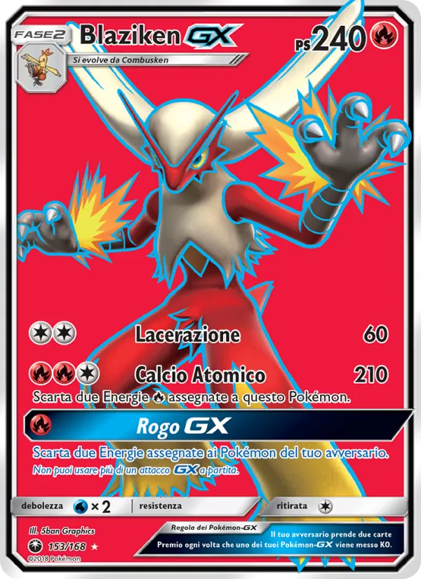 Blaziken GX – Tempesta Astrale 153