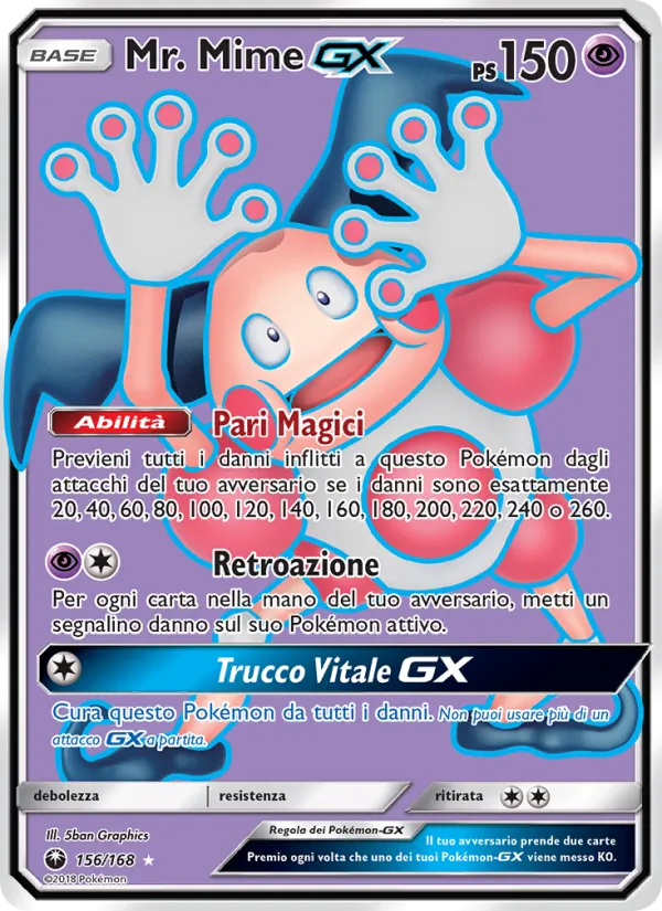 Mr. Mime GX – Tempesta Astrale 156