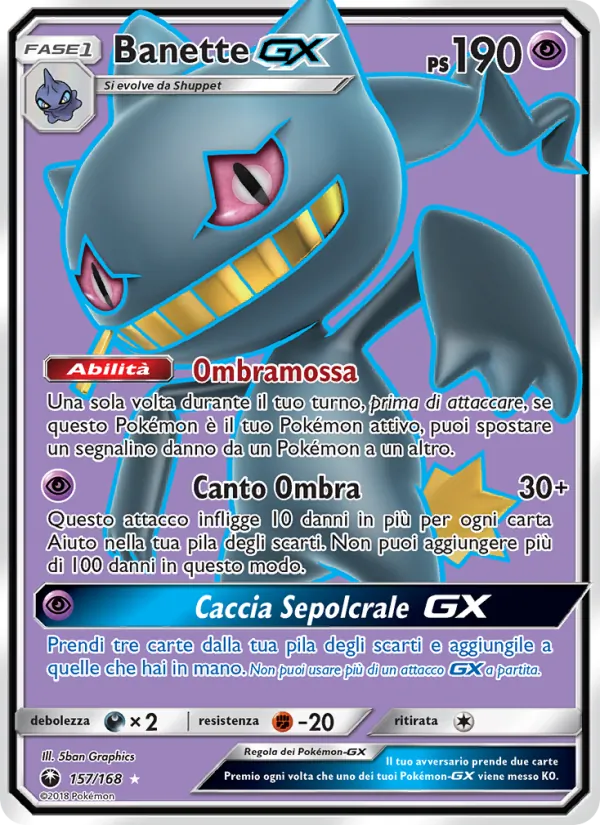 Banette GX – Tempesta Astrale 157
