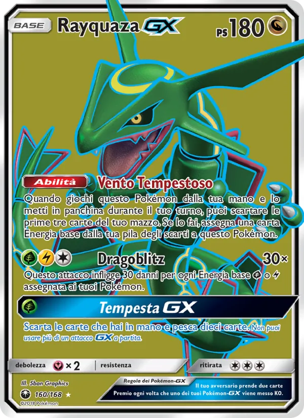 Rayquaza GX – Tempesta Astrale 160