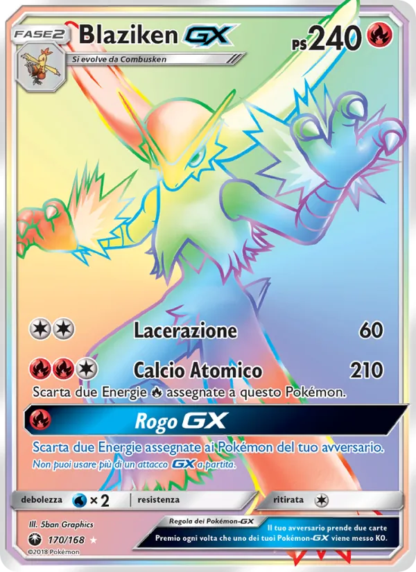Blaziken GX – Tempesta Astrale 170