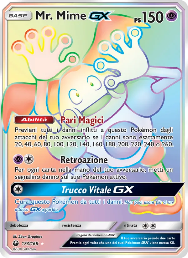Mr. Mime GX – Tempesta Astrale 173
