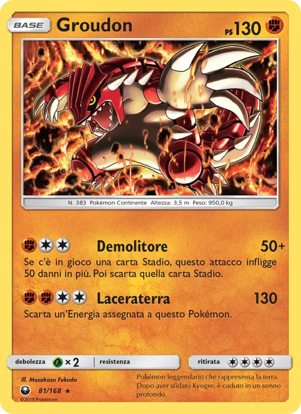 Groudon – Tempesta Astrale 81