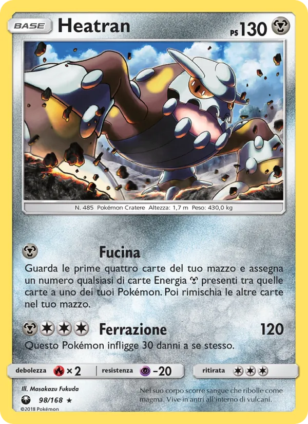 Heatran – Tempesta Astrale 98