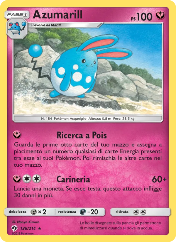 Azumarill – Tuoni Perduti 136